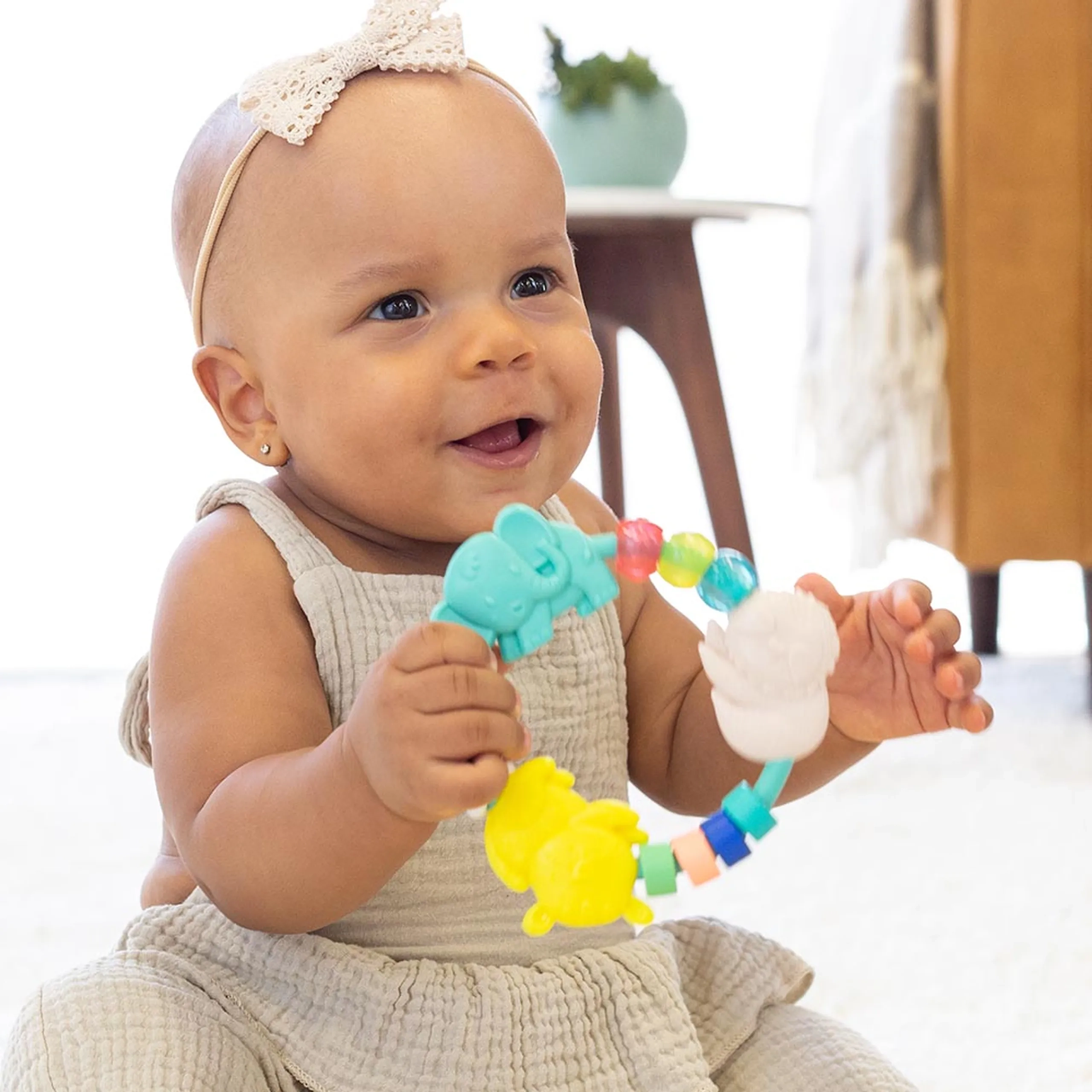 Busy Beads Rattle & Teether