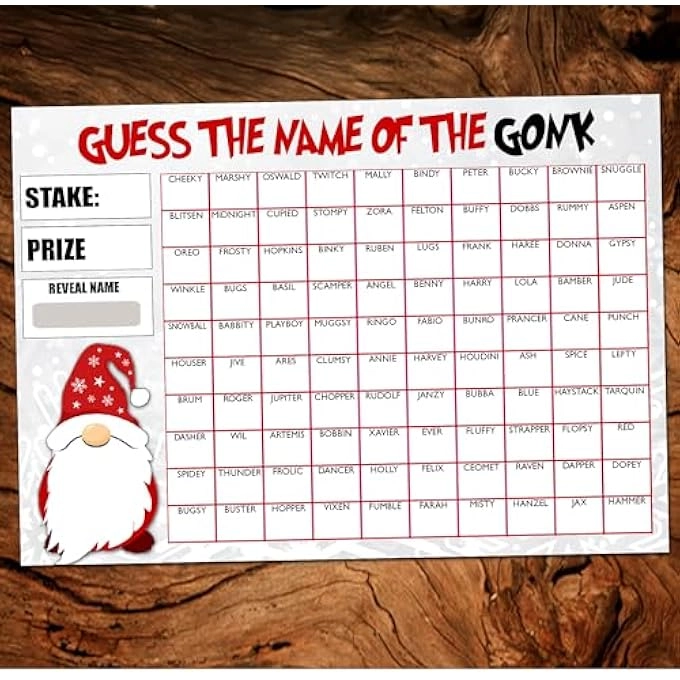 FUNDRAISING SCRATCH CARD GAME