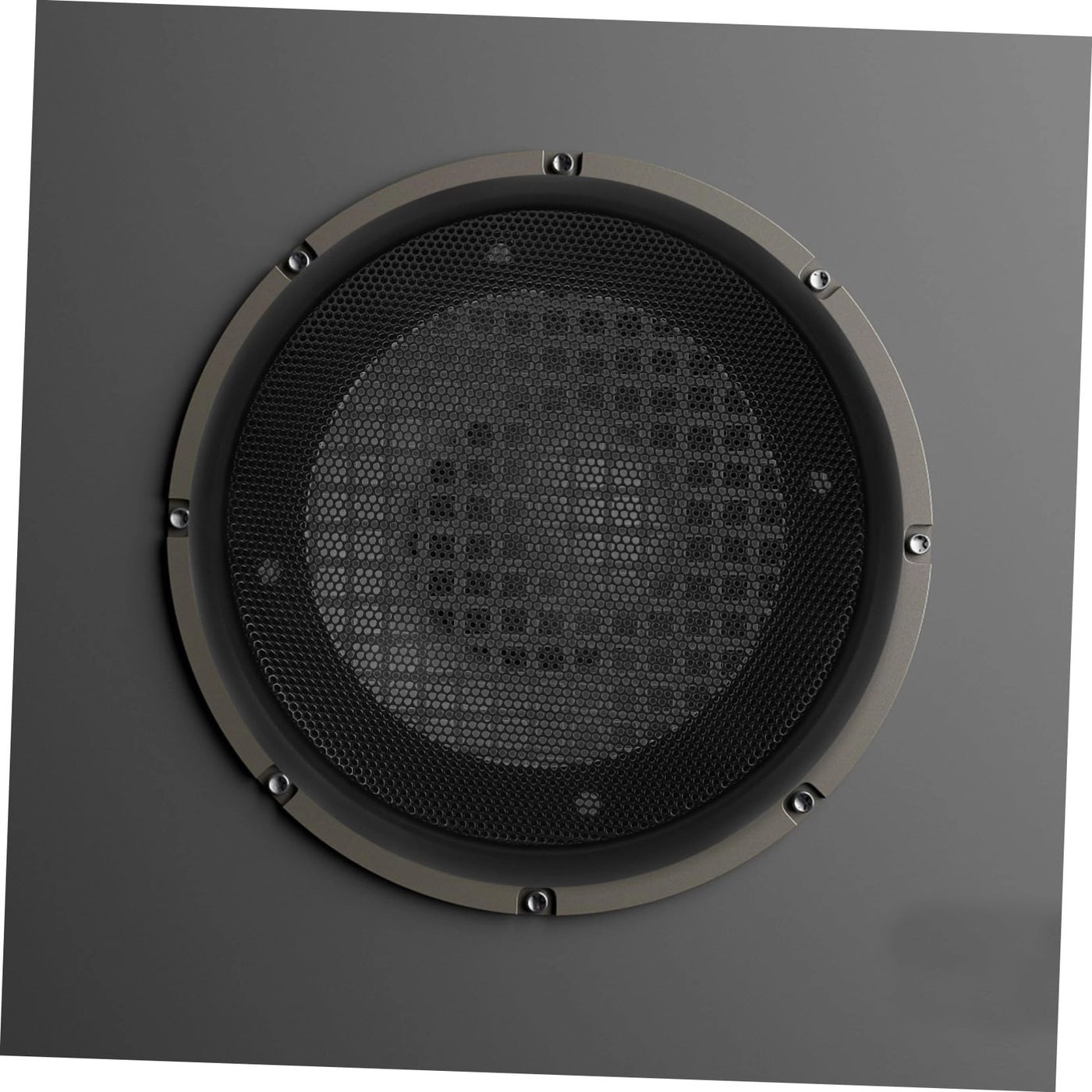 Car Subwoofer Speaker Grill Covers - 2 Pcs Black Mesh Design