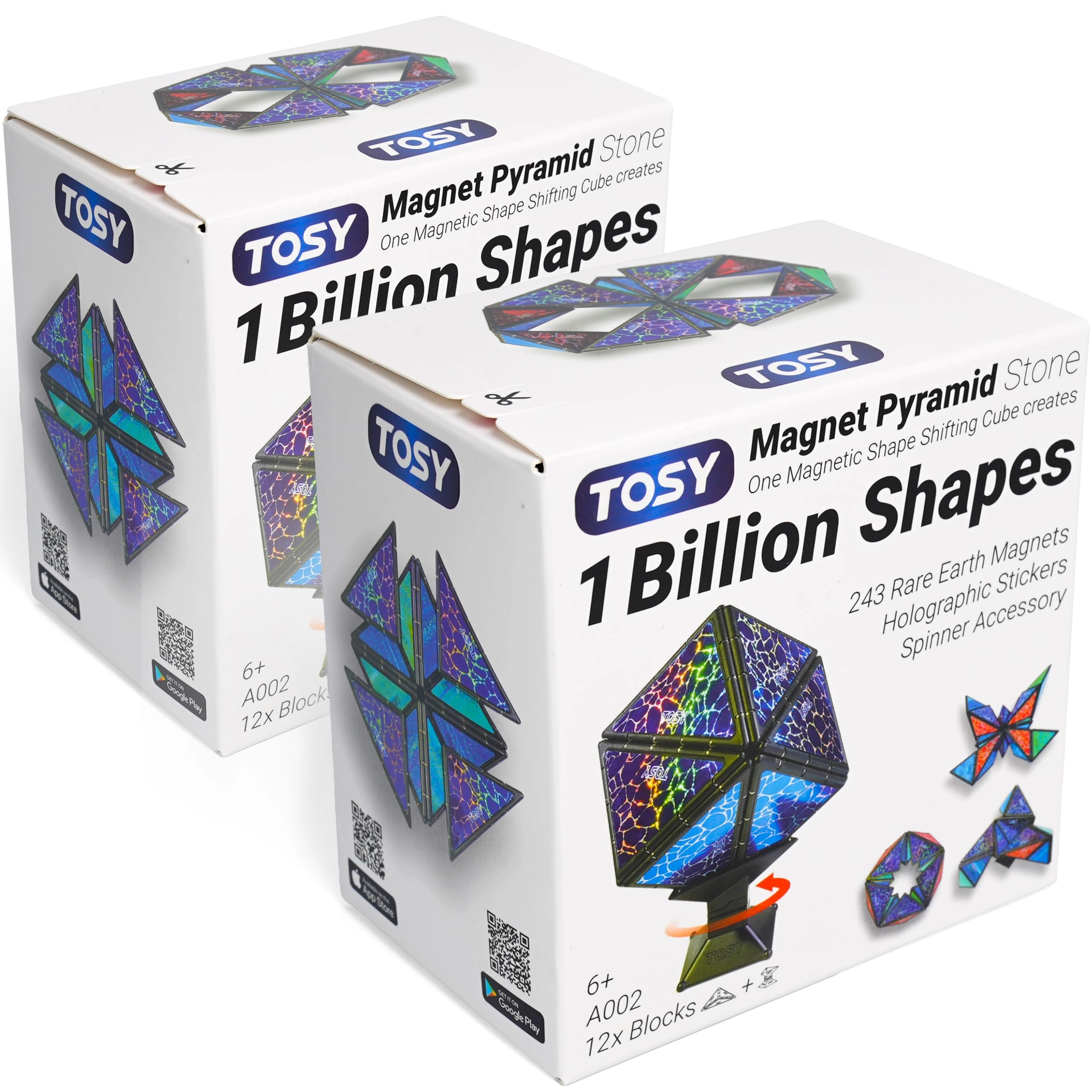 ROBOFI LLC Magnet Pyramid - 12 pieces STEAM