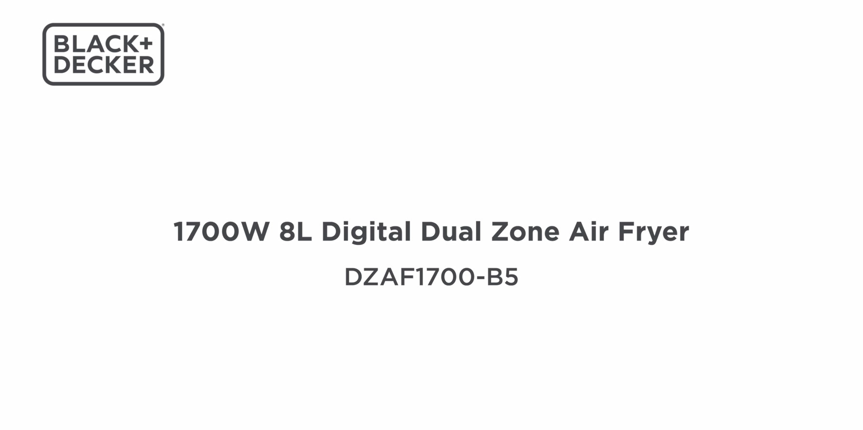 Digital Dual Zone DZAF1700-B5