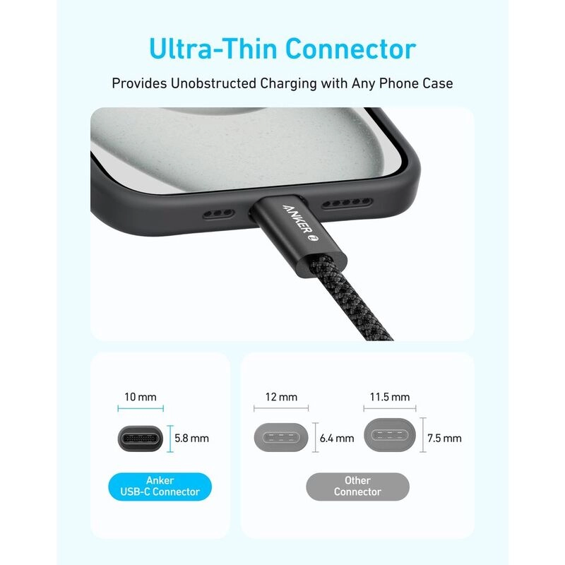 Charge Cable 240W USB-C to USB-C 1m Braided