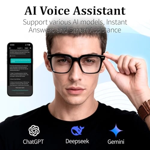 KL03 - AI Smart Glasses Real-Time Translation Bluetooth