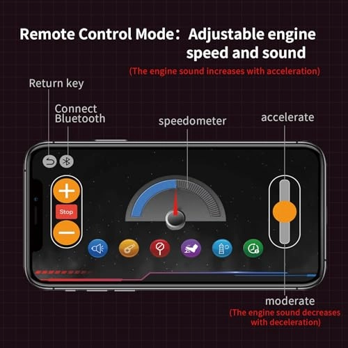 V8 Engine - 1 pcs Transparent Functional Model