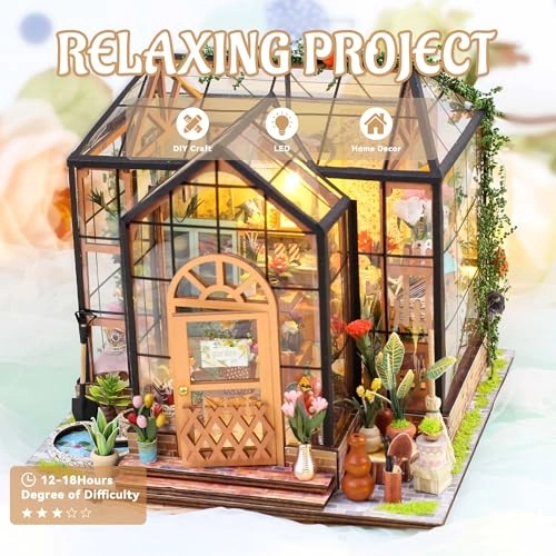 DIY Miniature House Kit - Jenny' S Greenhouse