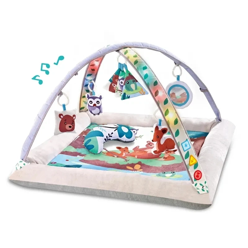 Baby Musical Play Gym Mat - forest-themed Suitable for 0 to 2 years
