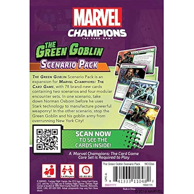 MARVEL LCG: Scenario Pack 01 - The Green Goblin