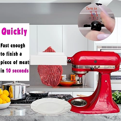 Meat Tenderizer - Stainless Steel Gears White