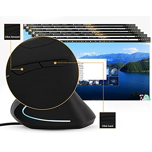 3200 DPI Vertical Mouse - USB