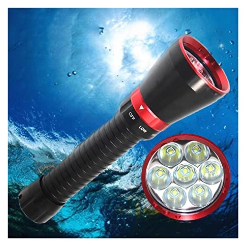 Diving Flashlight - 7x XM-L L2 LED 26650