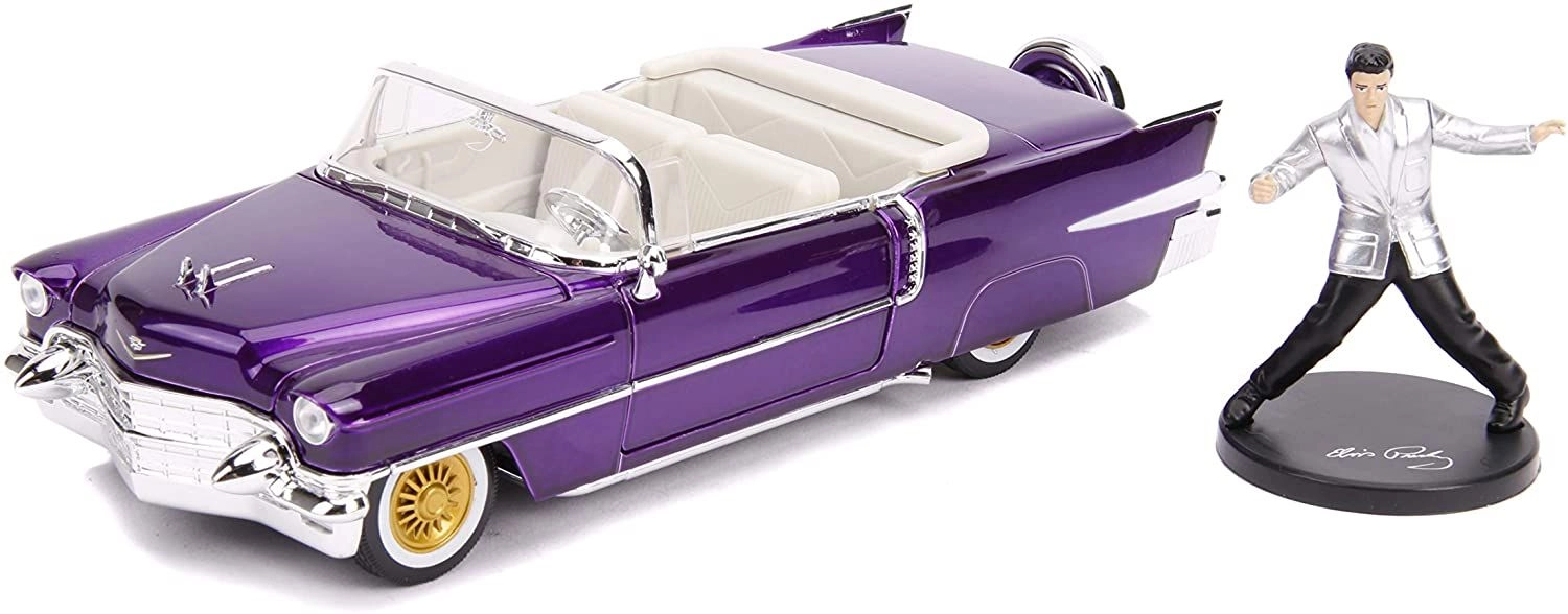 1956 Cadillac Eldorado - Purple with Elvis Figure