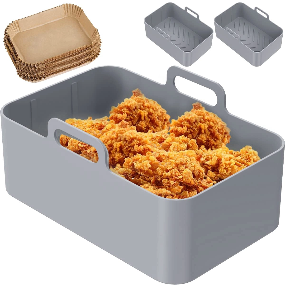 Air Fryer Silicone Liner - Silicone 2 Pcs