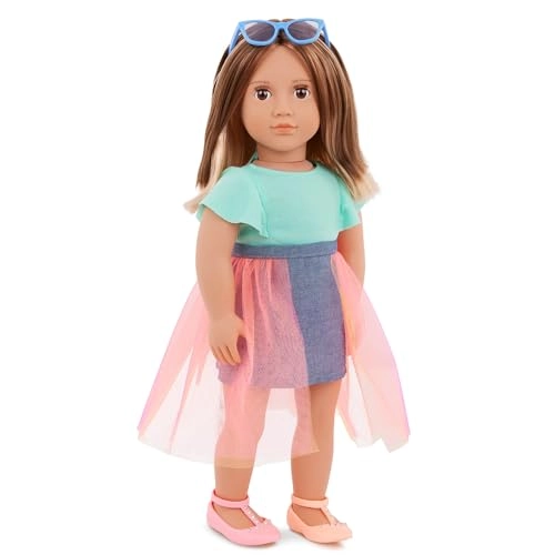 Lisa Doll - 18-inch Denim And Tulle Skirt Outfit Ages 3+