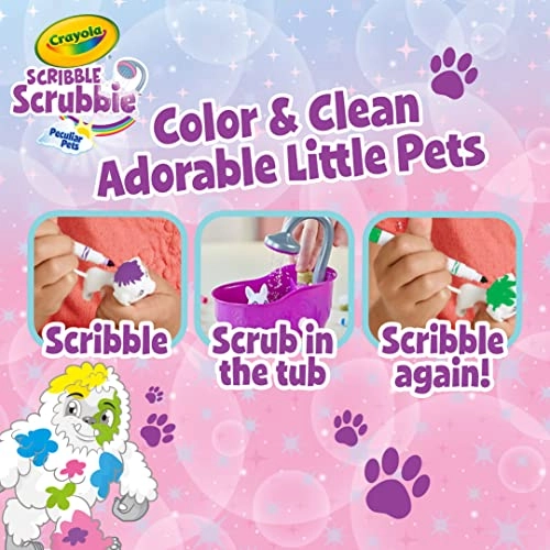 Scribble Scrubbie Peculiar Pets - 3+ years 17 pcs