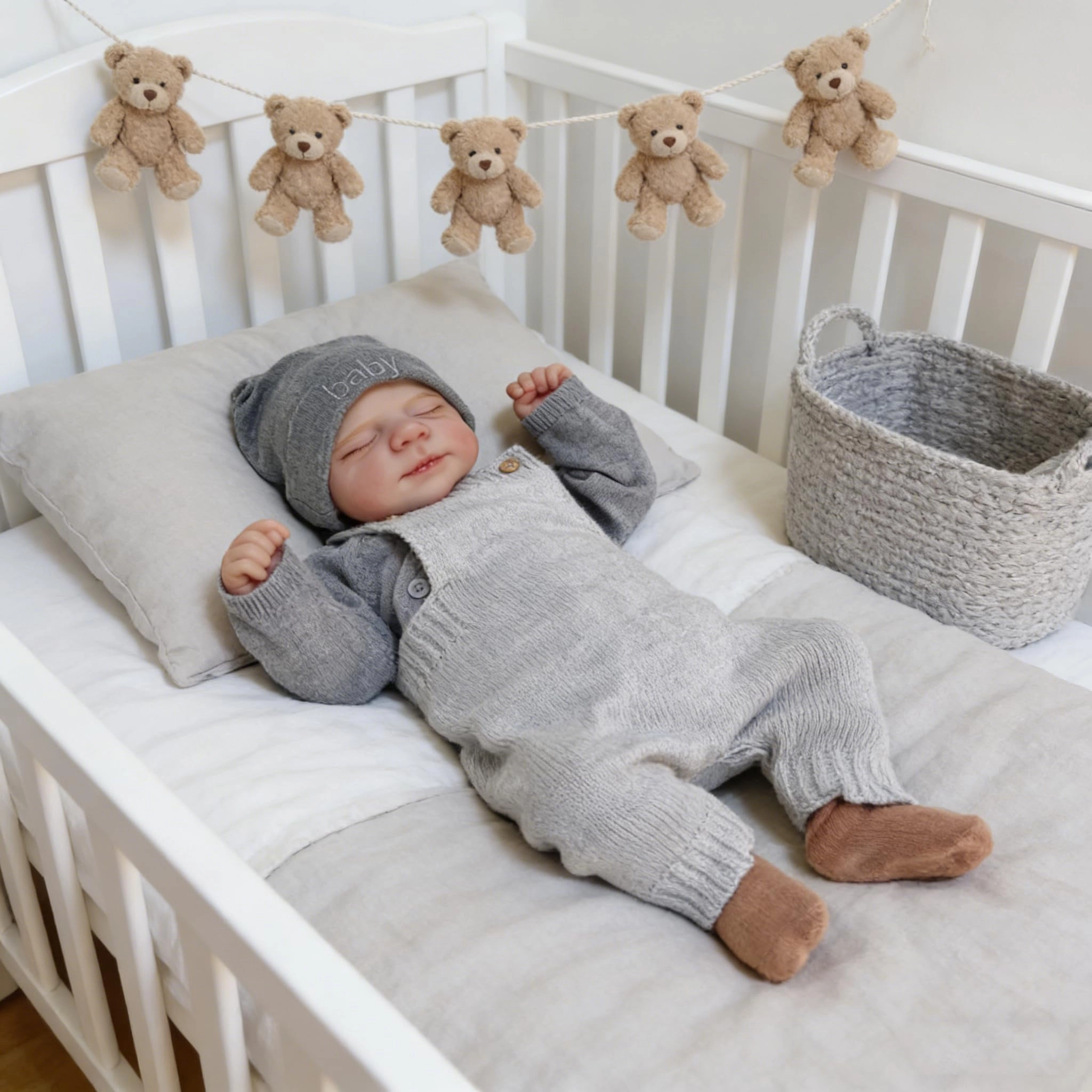 Nanjing Tianzeng Gifts Co.,Ltd Pascale Reborn Baby Doll - 18 inches Vinyl Sleeping Ages 3+