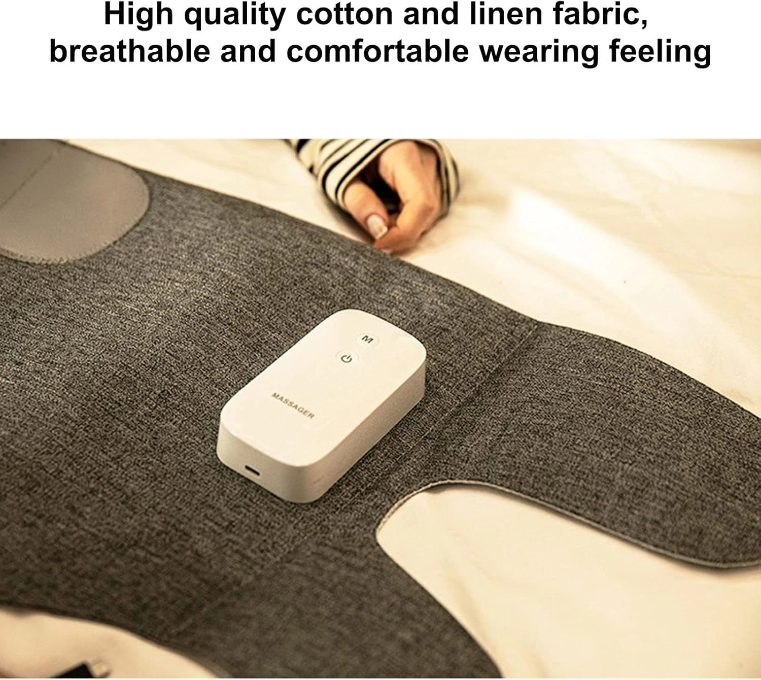 Wireless Airbag Leg Massager - 360° Compression Cordless Rechargeable