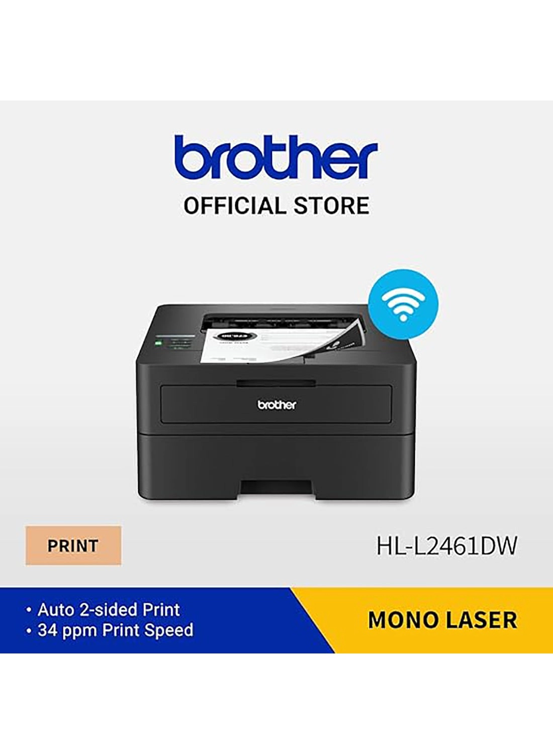 HL-L2461DW - Automatic Duplex Wi-Fi
