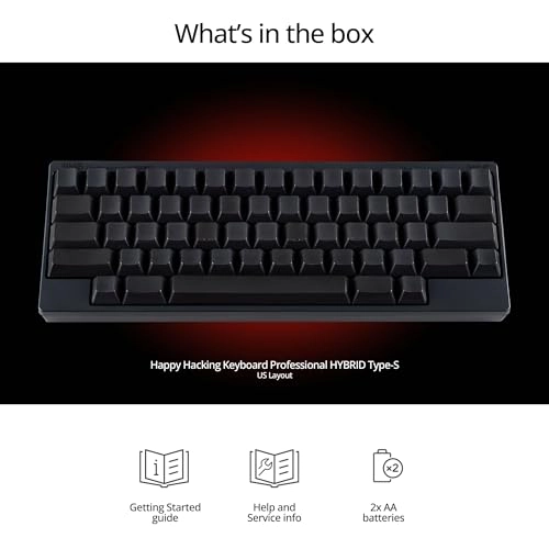 Happy Hacking Keyboard Professional Hybrid Type-S - Blank Wireless