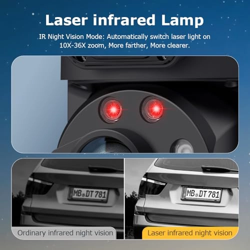 Solar Security Cameras Wireless Outdoor 6MP