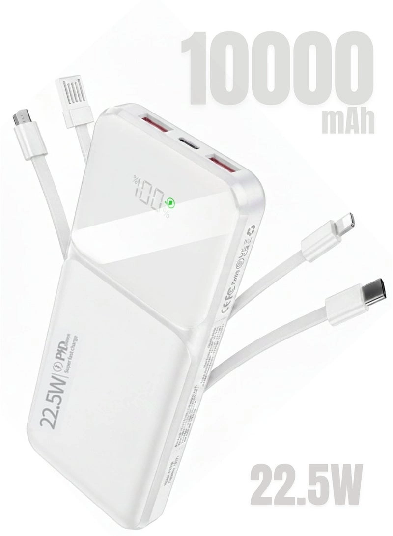 LEVINO N17 - 10000mAh 22.5W Fast charging 2 USB 1 Type-C