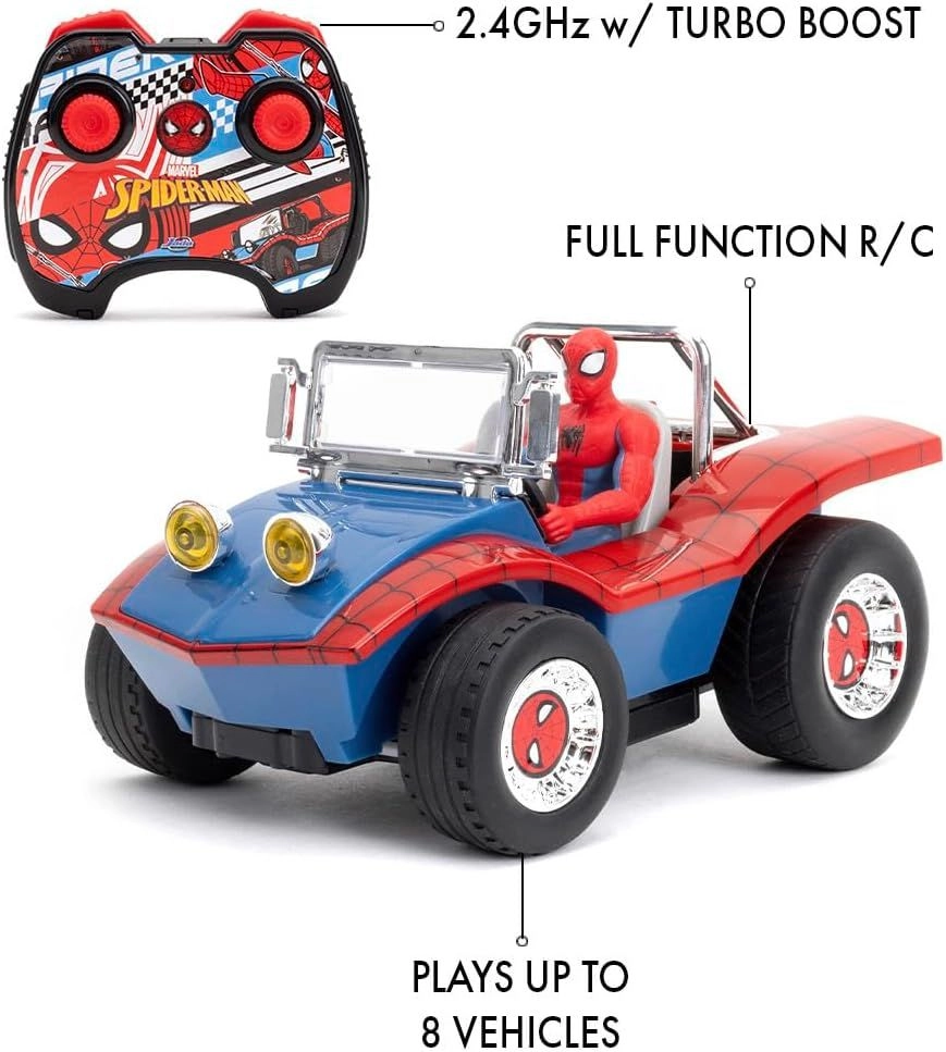Marvel Spider-Man RC Buggy Vehicle Playset - 1:24