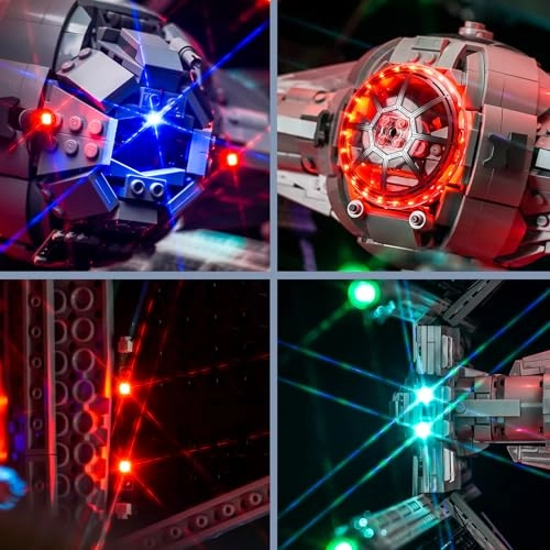 LED Light Set for Lego 75382 TIE Interceptor
