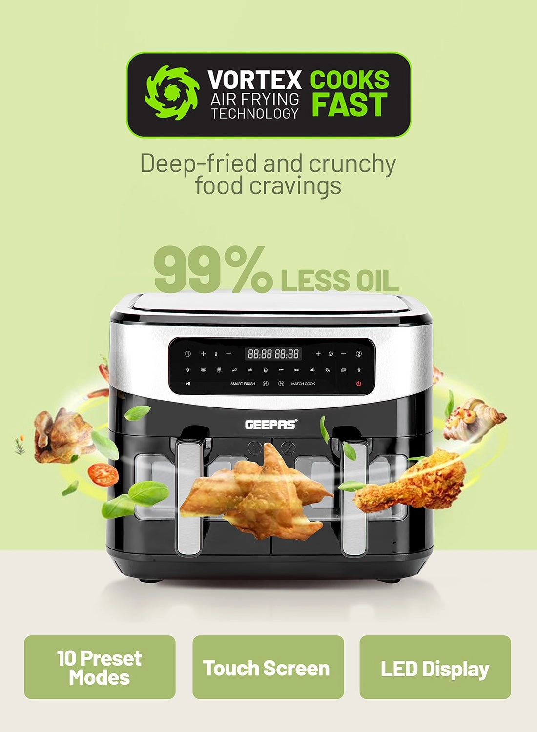 Dual Basket Digital Air Fryer GAF37525