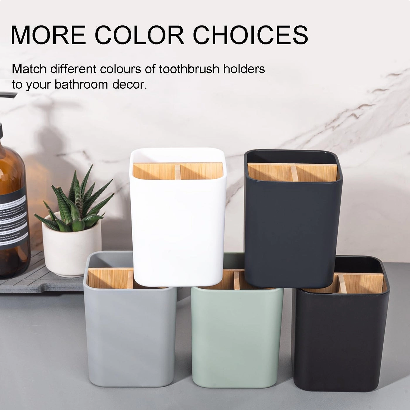 Electric Toothbrush Holder - 3 Slots Bathrooms