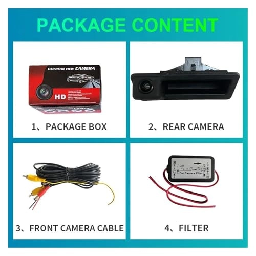 Trunk Handle Rear Camera - Night vision AV 728x512 pixels
