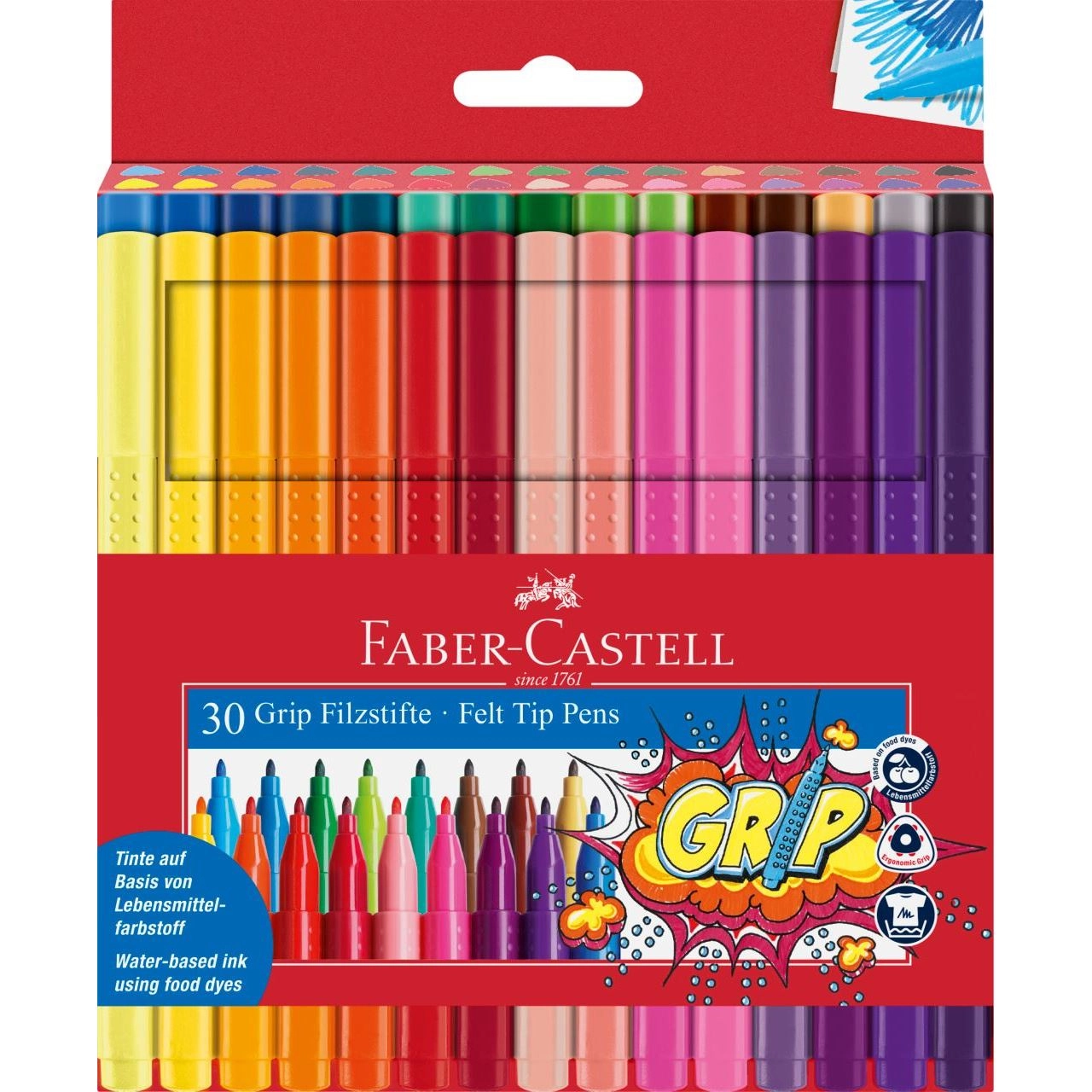 Faber-Castell Felt Pen Set - thirty-piece 30 Colours