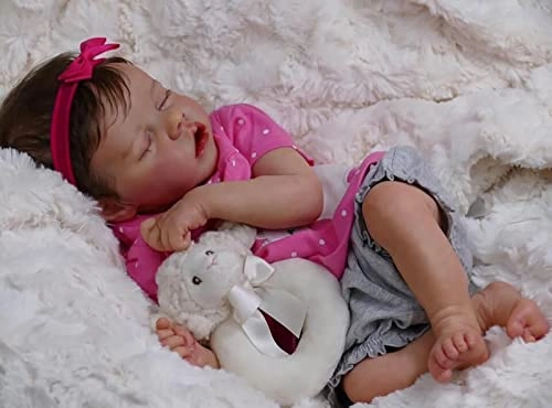 Reborn Baby Doll - 18 Inch Cloth Body Girl Ages 3+