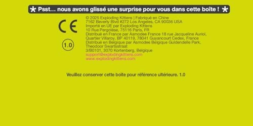 Cats - Flys - Card Game - Pack of 2 (French)