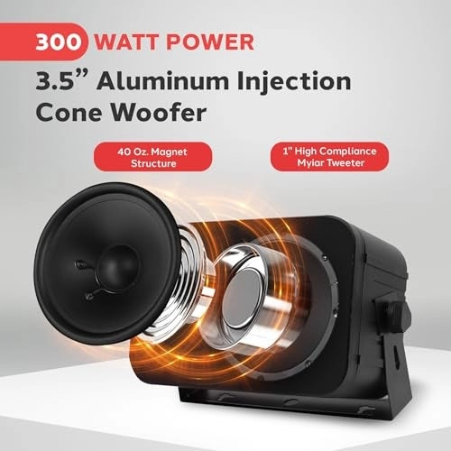 Waterproof Marine Speakers - 3.5" 200 Watt