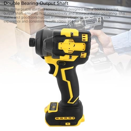 Cordless Screwdriver - 3 Gears Brushless High Speed LED Light