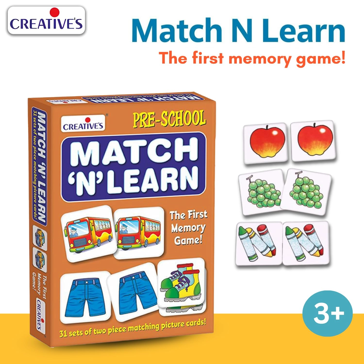 Match N Learn - 3+ 62 pieces