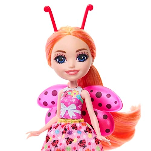 Ladonna Ladybug Doll - 15 cm Animal Friend Waft Removable Skirt Ages 4+