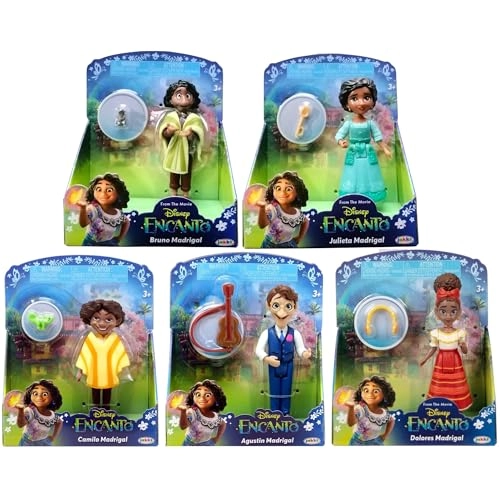 Camilo + Bruno + Agustin + Dolores + Julieta Madrigal - Encanto - 3yr 5pcs
