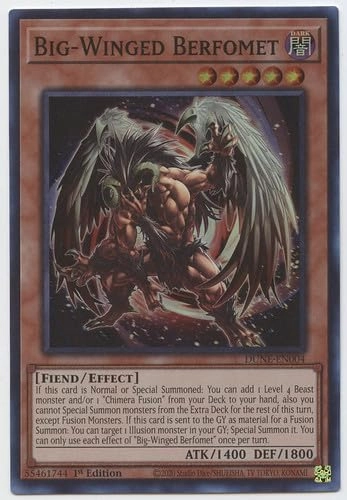 Yu-Gi-Oh! Big-Winged Berfomet DUNE-EN004 - 1st Edition