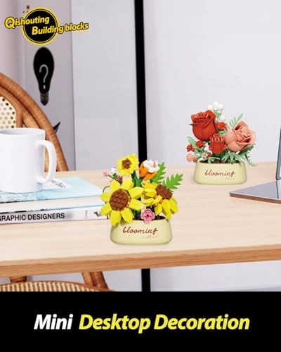 Flower Bouquet Mini Building Blocks - 170 pcs