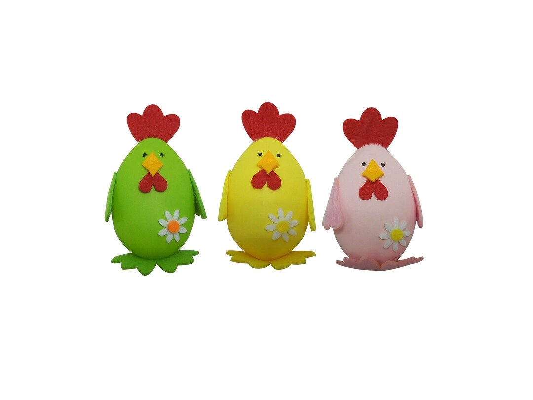 Party Zone Easter Chick Picks - 3-Piece Set