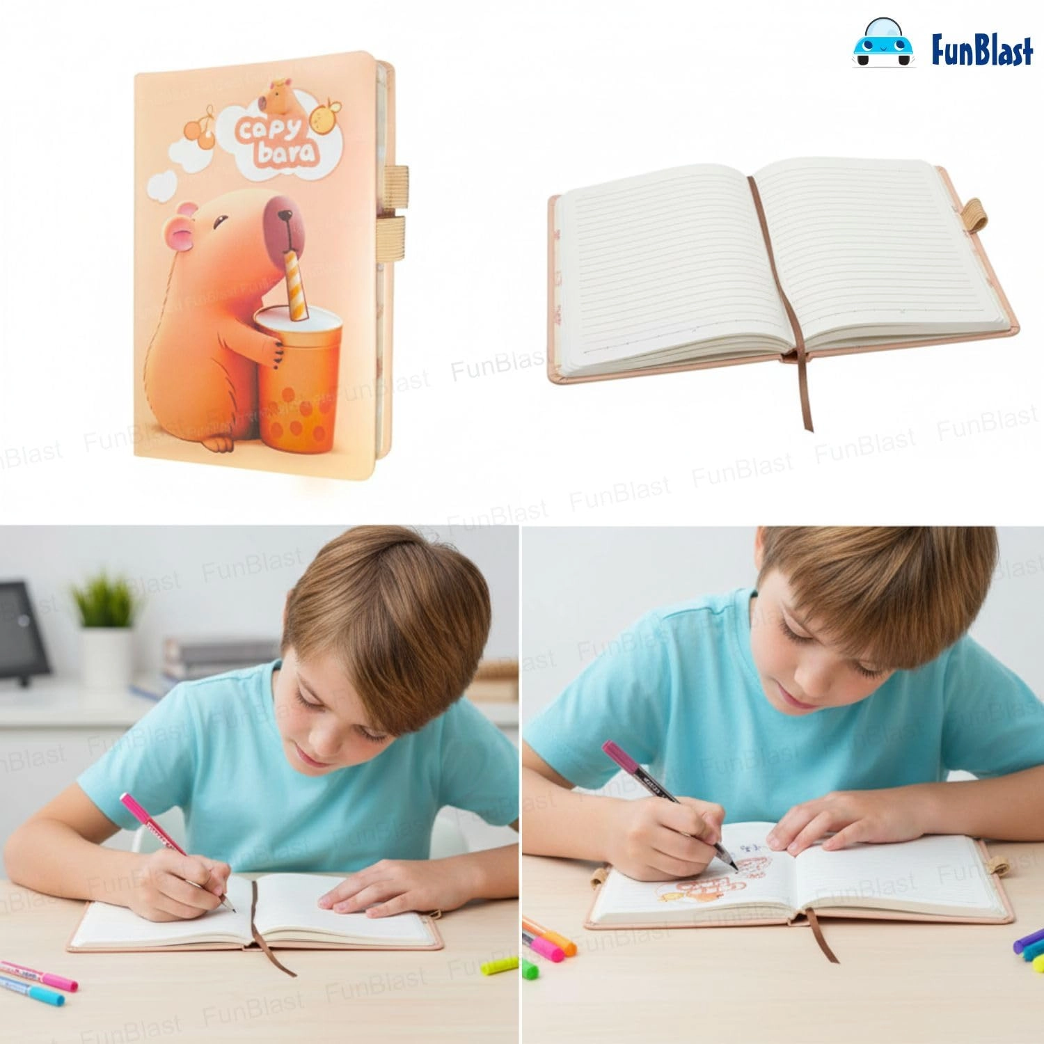 Capybara Diary for Girls