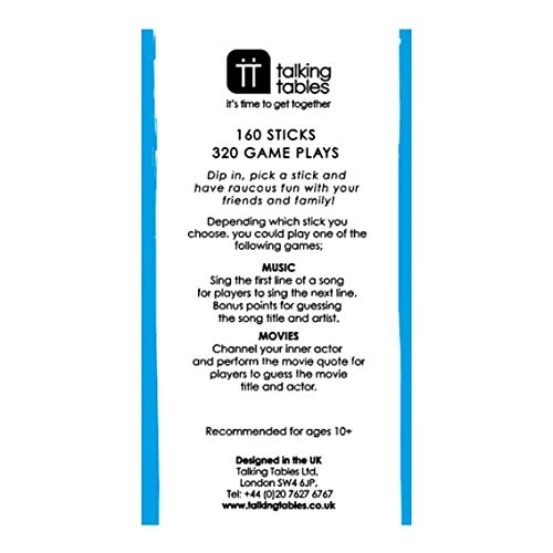 Movies and Music Dipstick - English 10+ 160 pieces