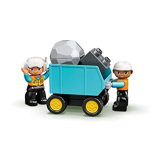 Construction Truck and Tracked Excavator (10931)