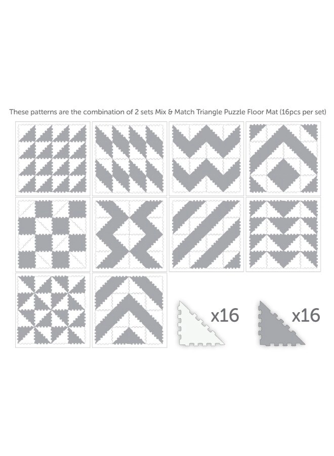 Triangle Puzzle Floor Mat - 10 Months
