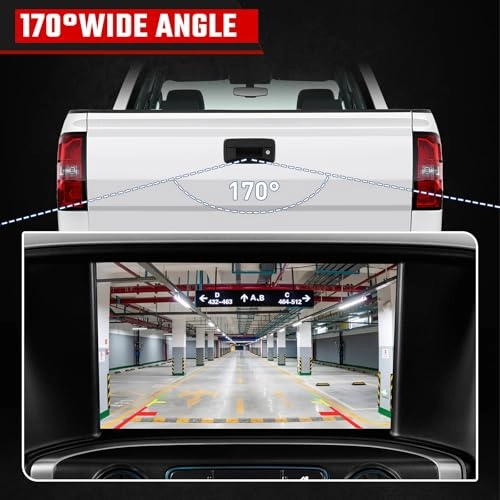 Backup Camera - Fit for Chevy Silverado/GMC Sierra 2016-2019 Replaces 84062896