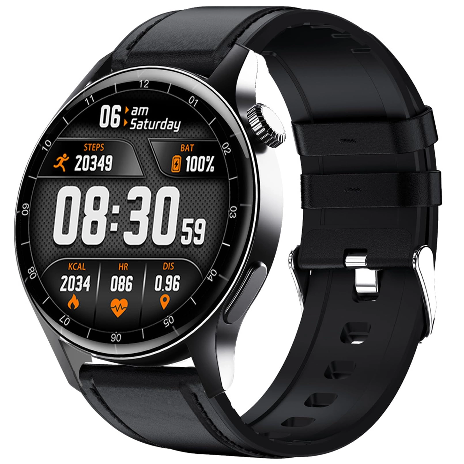 blood Glucose Smart Watch - 1.35 Inches Large