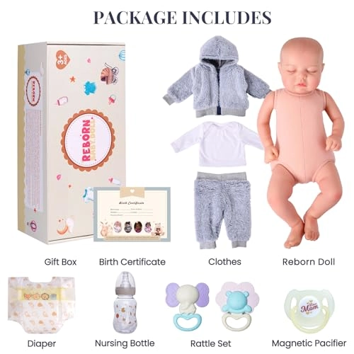 Reborn Doll - Vinyl Cloth Body Ages 3+
