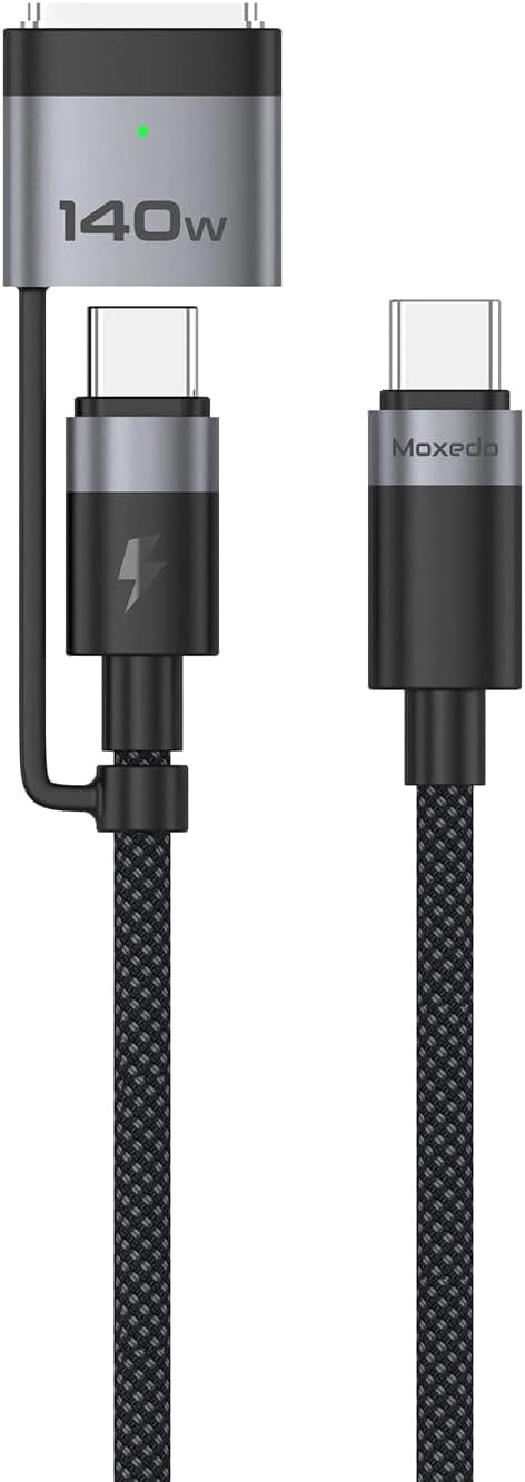 Moxedo Charge Cable 240W USB-C to Magnetic 3 1.5m Braided Nylon