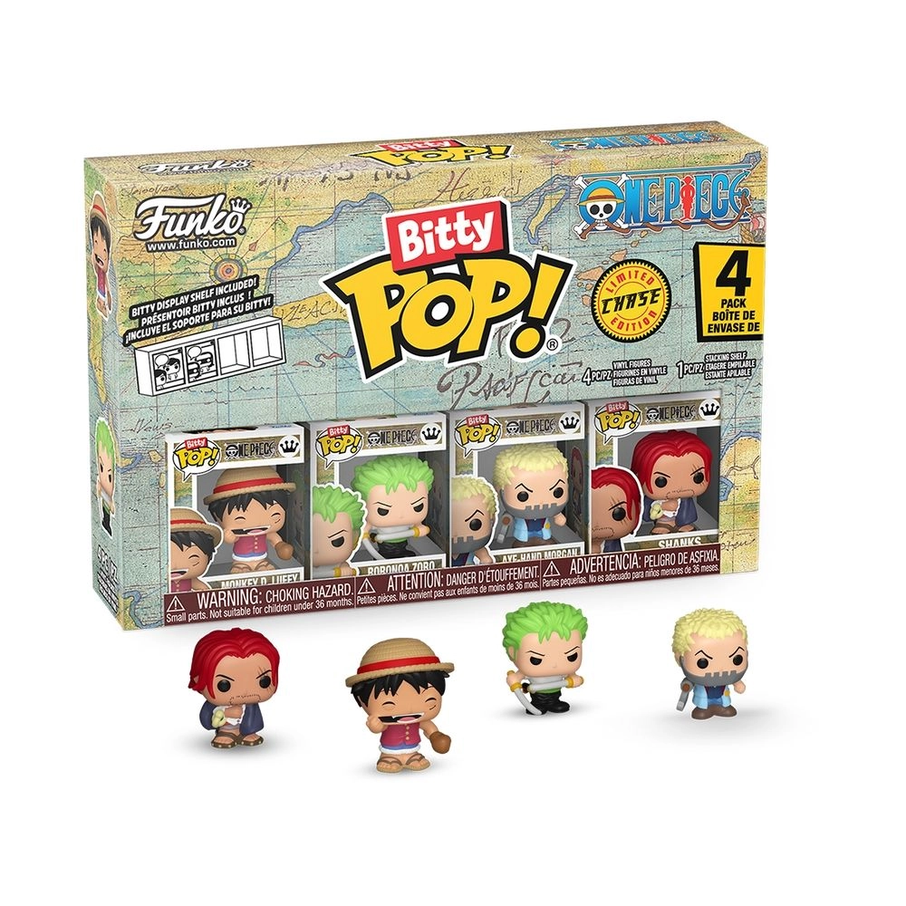 FUNKO TOYS Bitty POP! One Piece Collectible Figure Set - 4 pcs (FU86892)