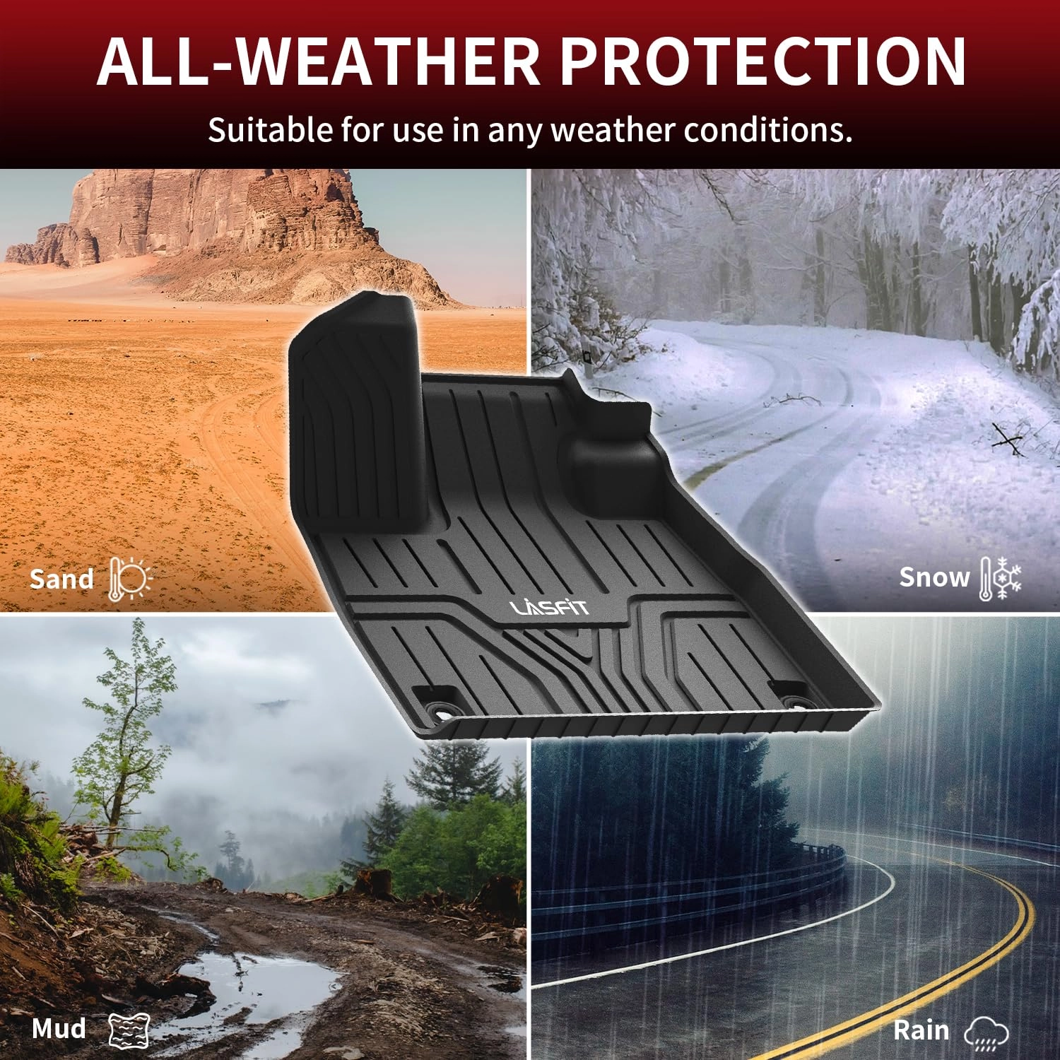 Floor Mats for Honda Pilot - 2023 2024 2025 2026 1st & 2nd & 3rd Row